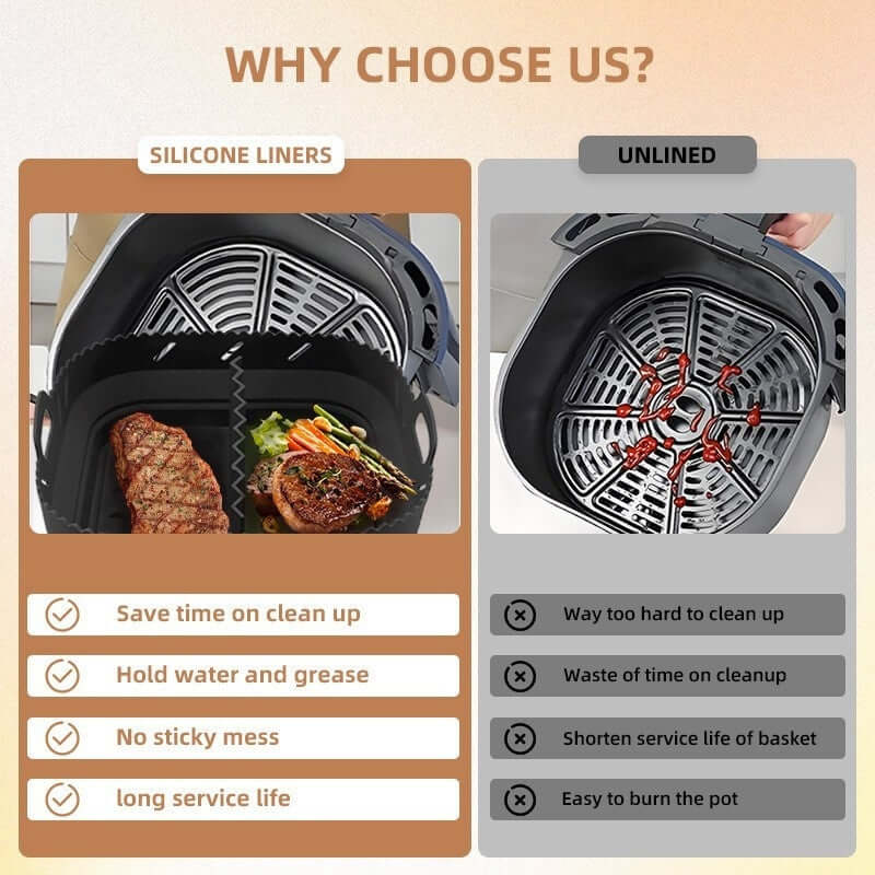Reusable Air Fryer Splash Guard Liner - I Like It I Love It