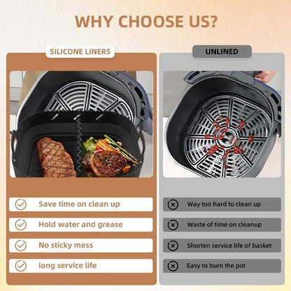 Reusable Air Fryer Splash Guard Liner - I Like It I Love It
